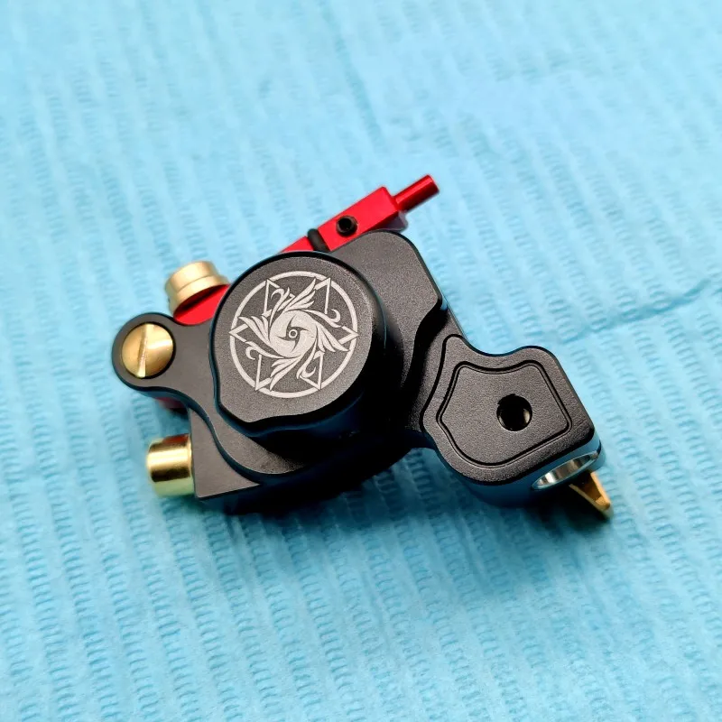 Custom Handmade Spring Coil Type Rotary Tattoo Machine Adjustable Armature Bar Powerful Motor | Красота и здоровье