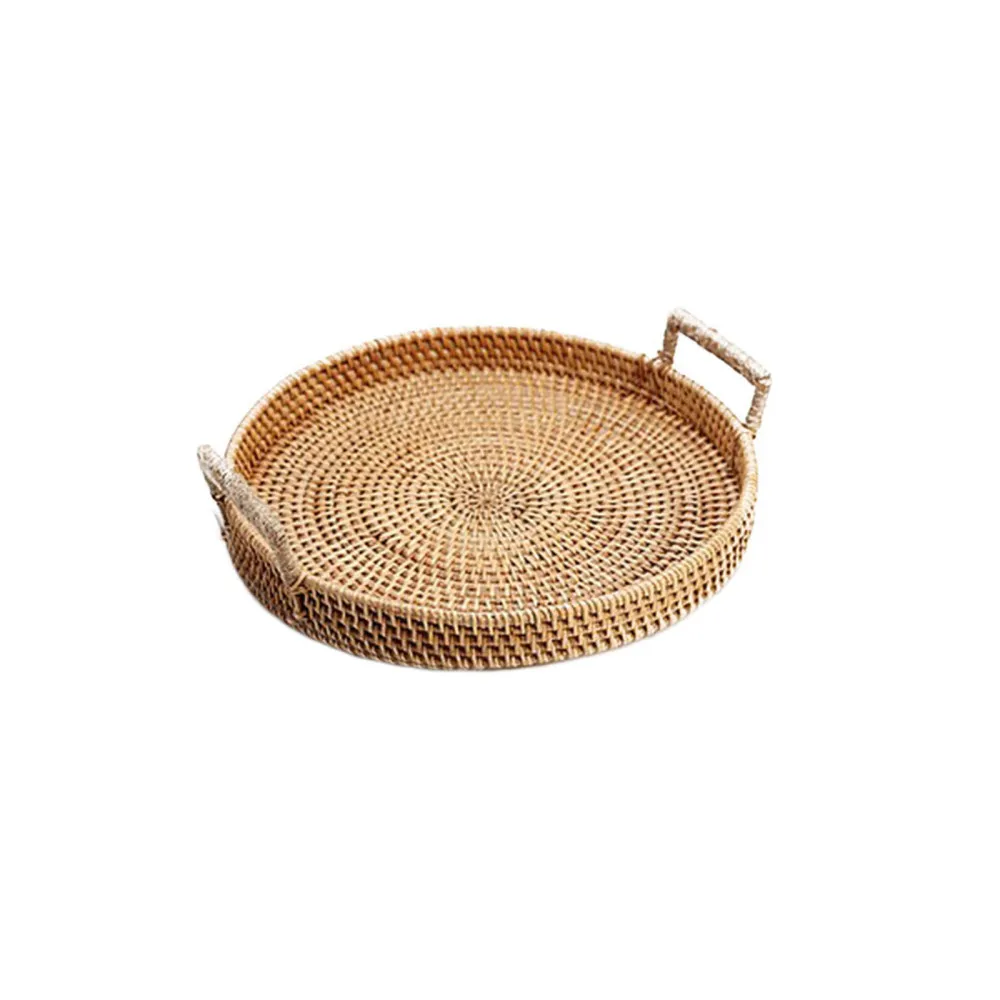 Подставки для хранения фруктов и еды тарелки хлеба корзины с ручками поднос