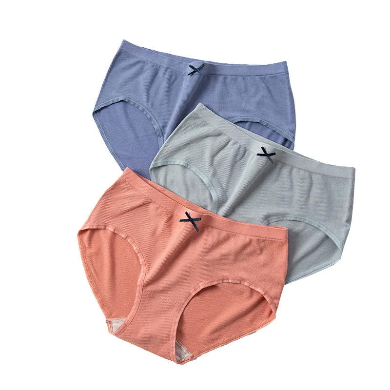 

High-End Bare Ammonia Breathable Women's Underwear Seamless Bow Triangle Comfort Underwear