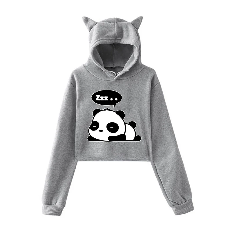 Милые женские толстовки Bikinis Secret модные укороченные топы с принтом для девочек