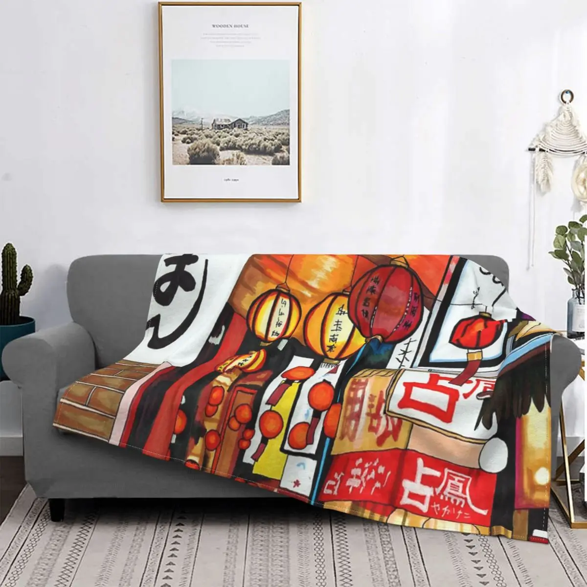 

Manta de faroles callejeros, para cama colcha, cubierta a cuadros, sofa, manta de пикник, manta ponderada