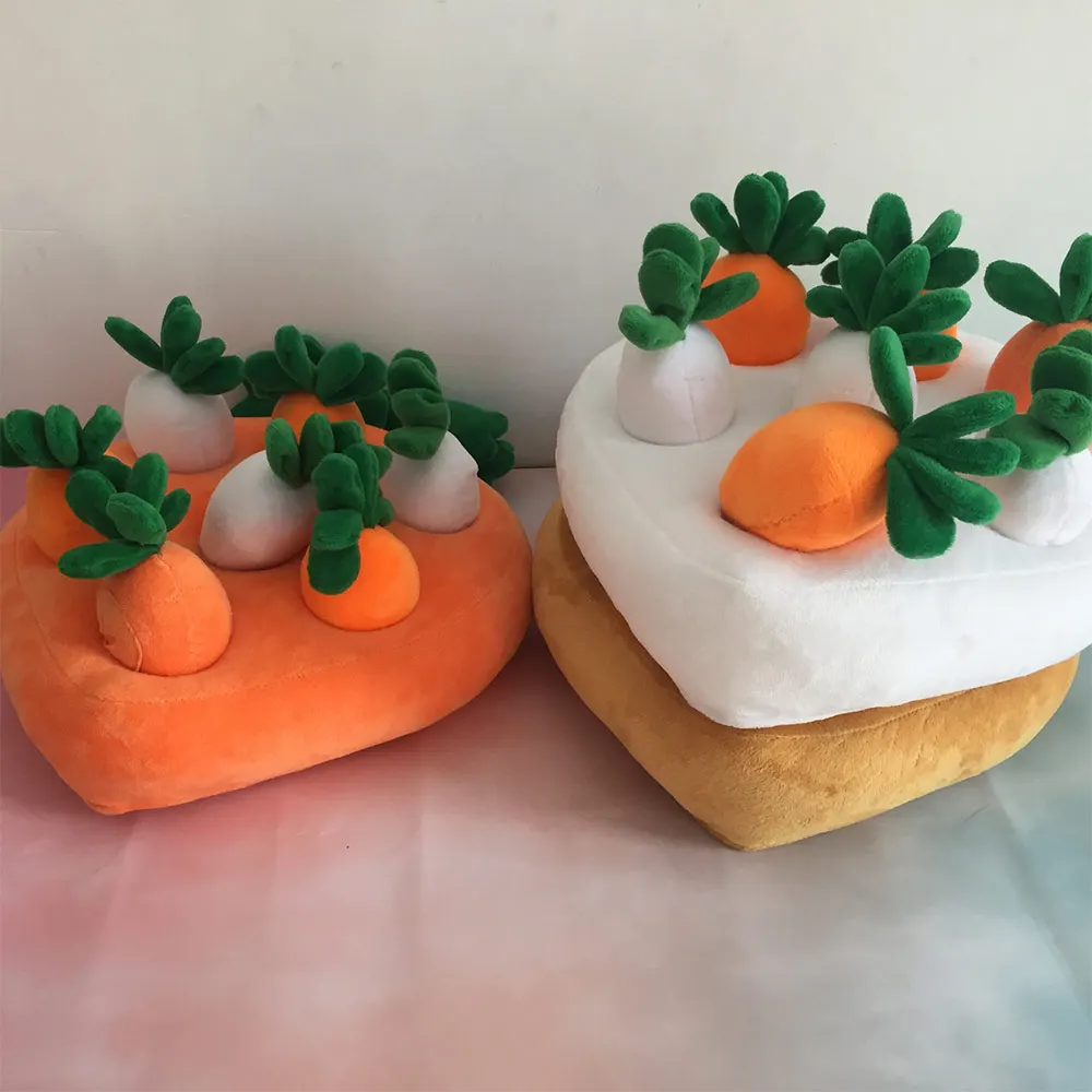 

Montessori Educational Montessori Toy Kid Carrot Garden Toy Pull Carrot Plush Toy Parent-Child Interaction Educational Plush Toy