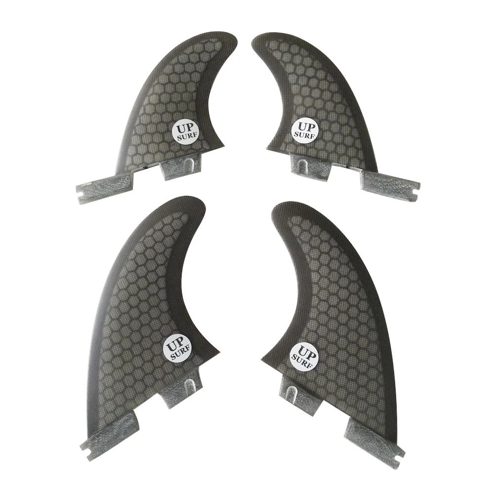 Серфинг FCS2 G5 + GL плавники черный цвет сотовая Стекловолоконная доска для серфинга