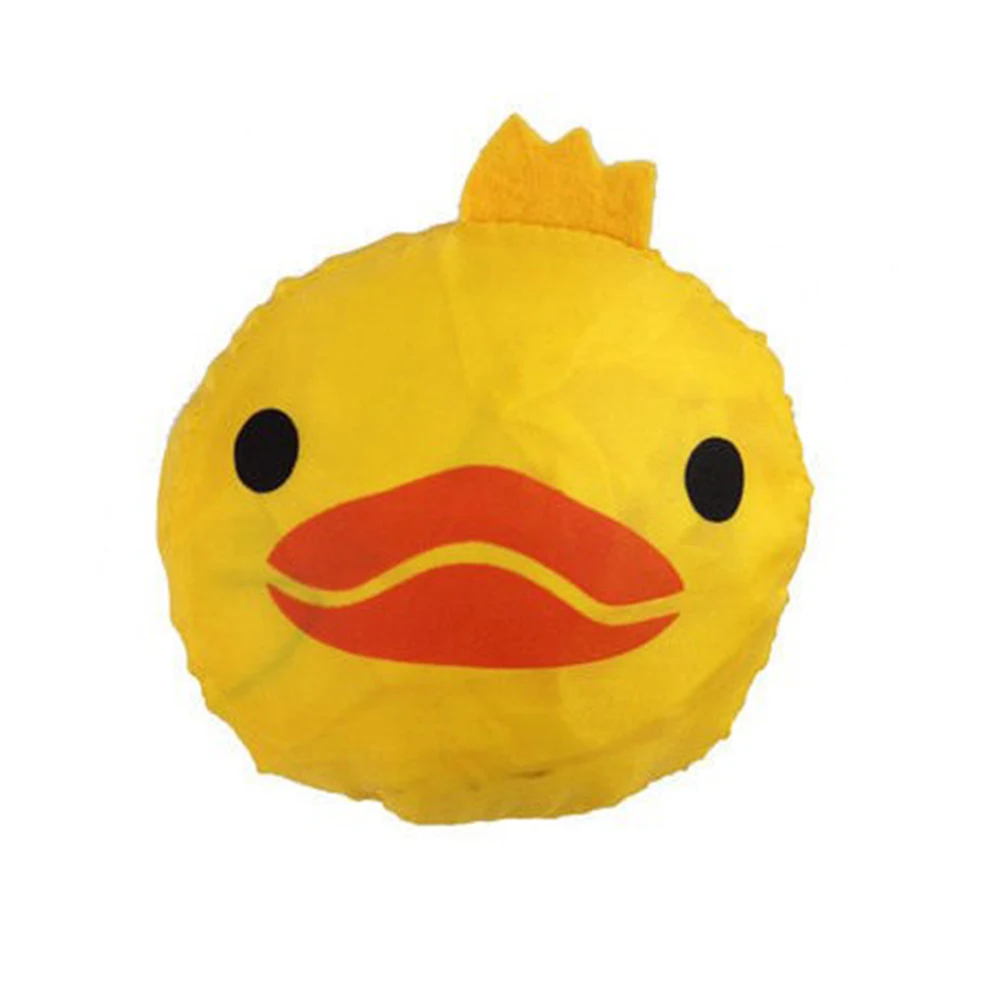 duck Милые собаки животных хозяйственные сумки рыбы Путешествия Складная Сумочка Сумка для продуктов хранения многоразовая хозяйственная сумка с изображением мультипликационных героев - Цвет: duck