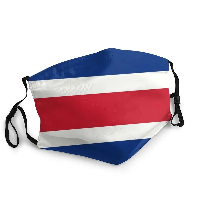 

Костариканский маска с флагом Анти-пыль дышащая маска для лица Защитная крышка респиратор для взрослых Рот муфельная печь