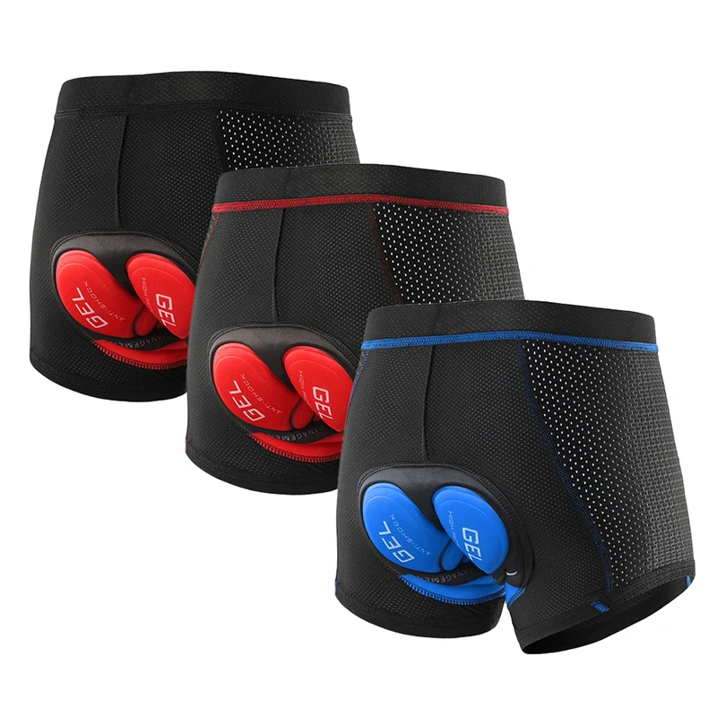 

Cycling Shorts For Men Underwear Pants Breathable Quick-Dry Print Thickening Silicone Cushion Bicycle Gym Outdoors Shorts