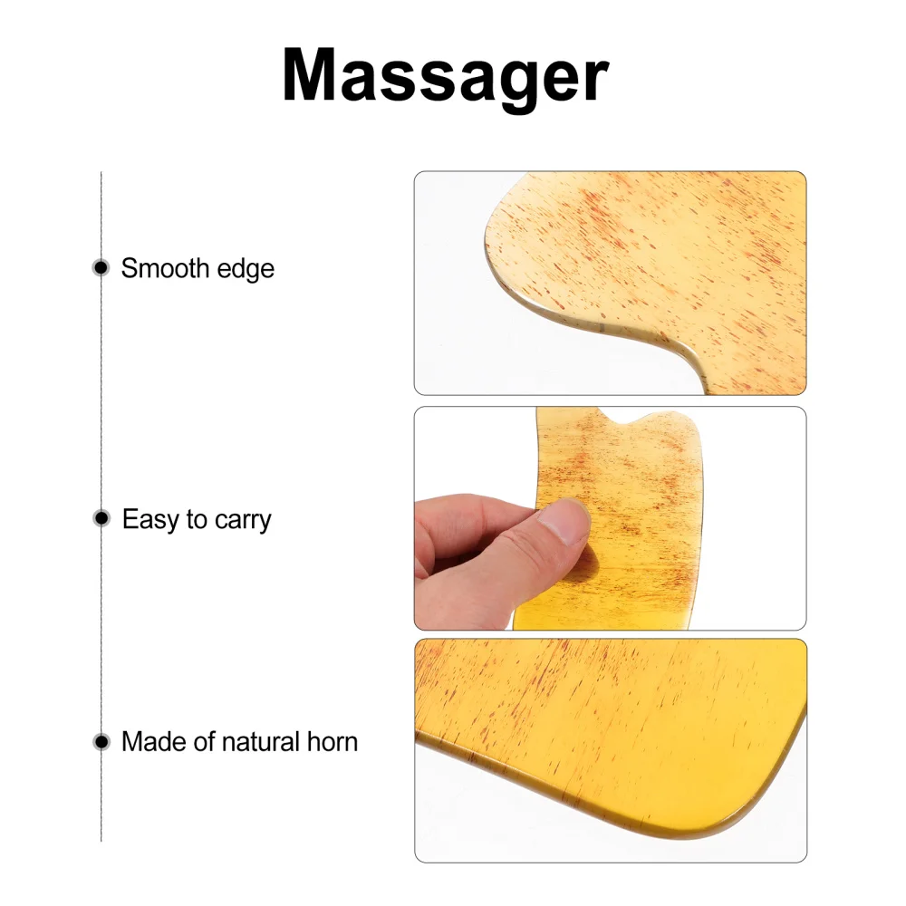 

2PCS Face Body Scraping Plate Professional Scraping Plate Body Acupoint Massager