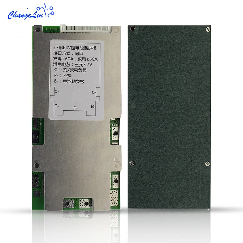 14S 52V 13S 48V 17S 64V 21S 72V 40A 60A 18650 BMS Li-ion Lipo Lifepo4 60A 20S 60V Battery Protection Board Avoid Short-circuit