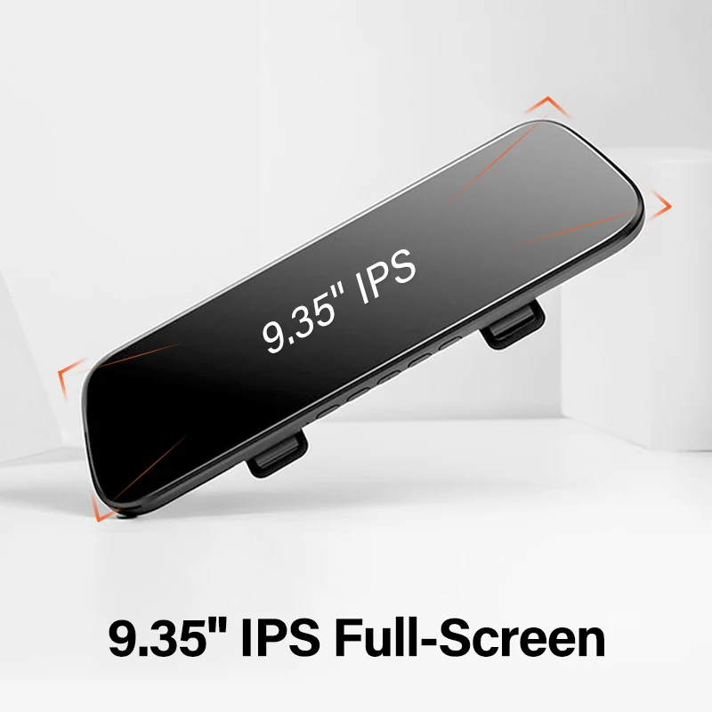 $74.99 70mai Car DVR Wide 9.35Inch Screen Rearview Stream Media Dash Cam 1080P 130FOV 70MAI Mirror Car Recorder Rear View Auto Recorder