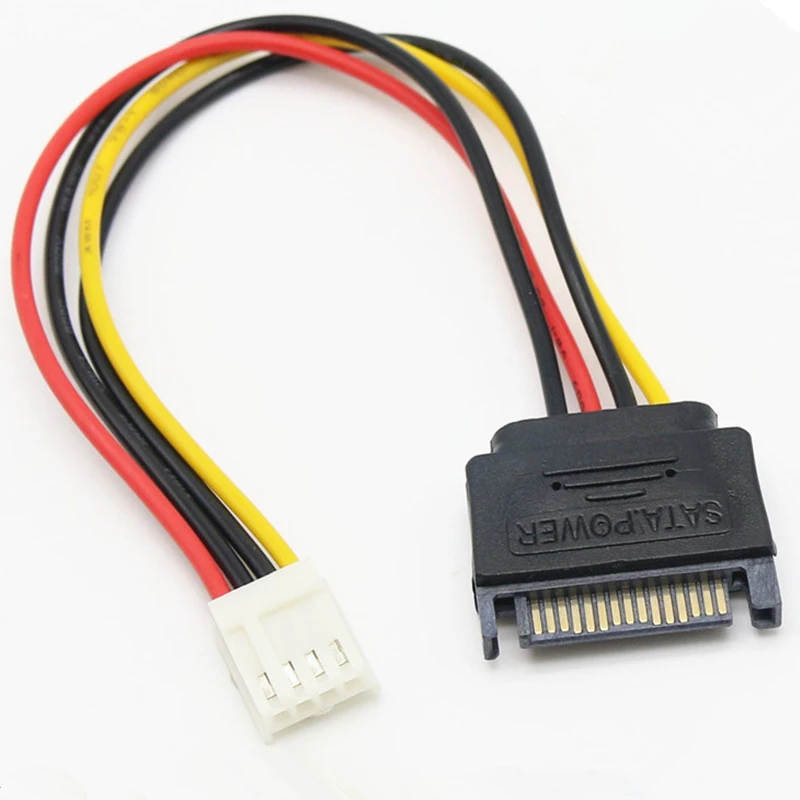 ITX FDD флоппи 4Pin мама от 2 54 мм до 15Pin SATA штекер адаптер конвертер материнская плата