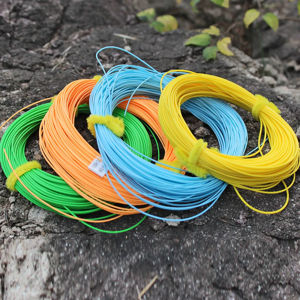 

Sougayilang 4F 5F 6F 7F 8F Fly Line 100FT Weight Forward Nymph Floating Fly Fishing Line 4 Colors Polyethylene Fly Fishing Line