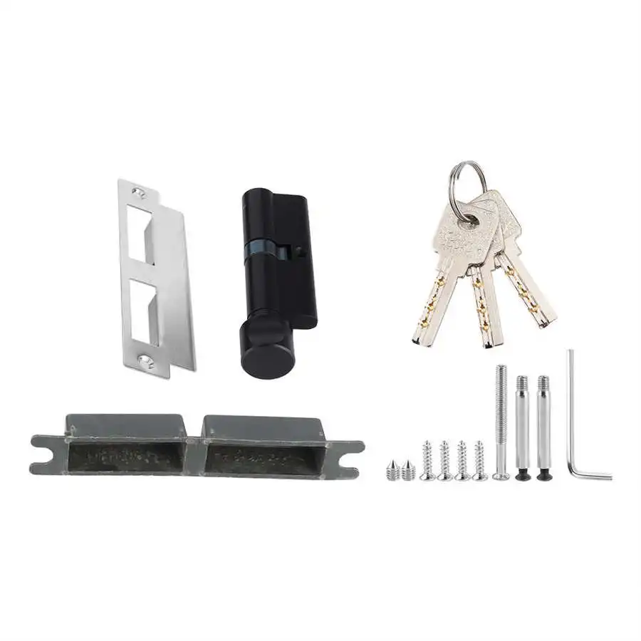 Дверной замок алюминиевый с ключами в европейском стиле|Комплекты ручек| |