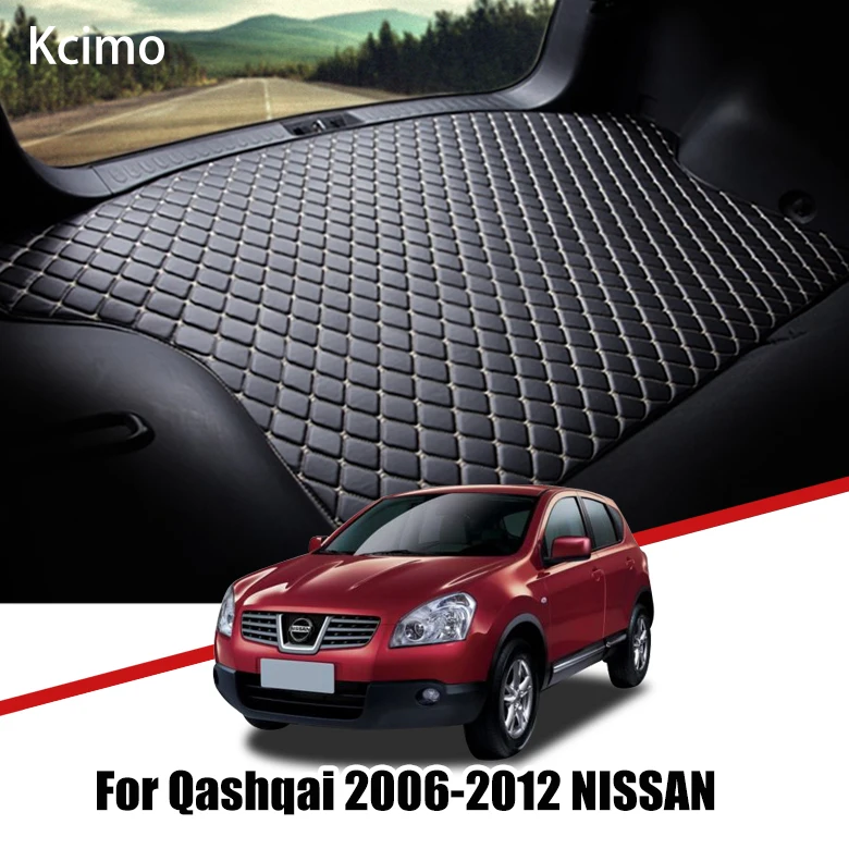 

Для Nissan Qashqai J10 2006-2012 Nissan Dualis кожаные багажнике автомобиля коврик ковер хвост Коврики для багажника коврик подкладка для сапог 2007 2008 2009 2010