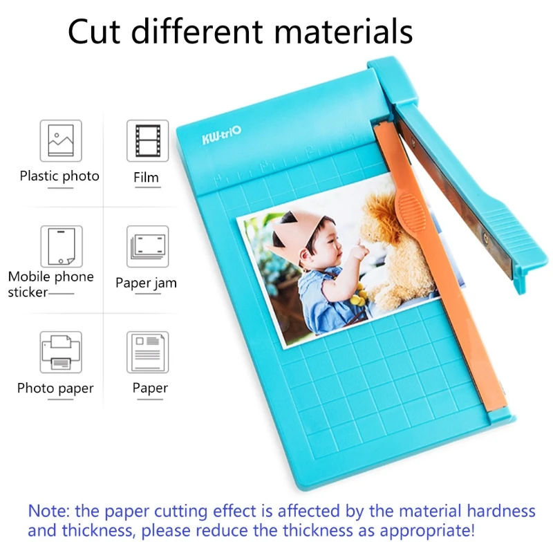 A5 Paper Cutter Trimmer Photo Guillotine Cutting Machine Scrapbook Knife with Ruler School Office Stationery