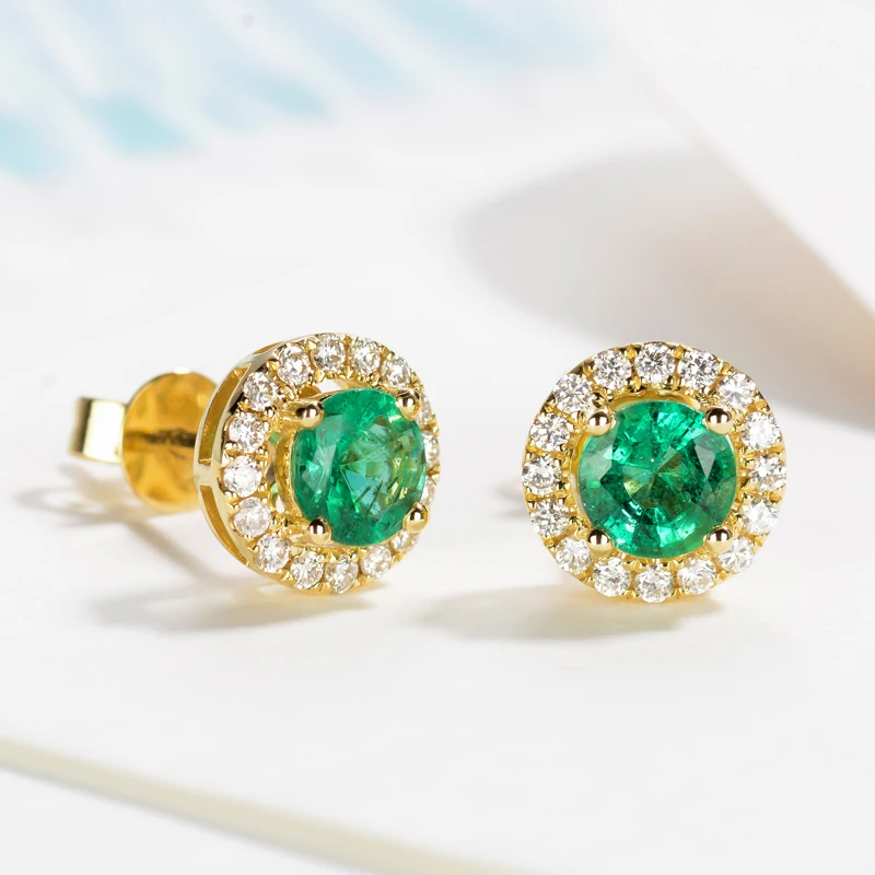 Женские серьги гвоздики ZHOUYANG Разноцветные черного/желтого/золотого/серебряного