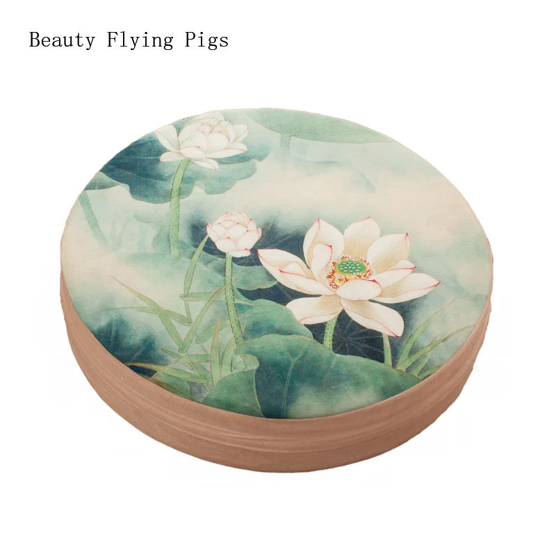 Лен футон дома подушки утолщение на коврик для медитации поклонения Будде из