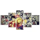 Напечатанная на холсте картина нами цельный плакат декоративная японская аниме картина Современная Настенная картина домашний Декор без рамки