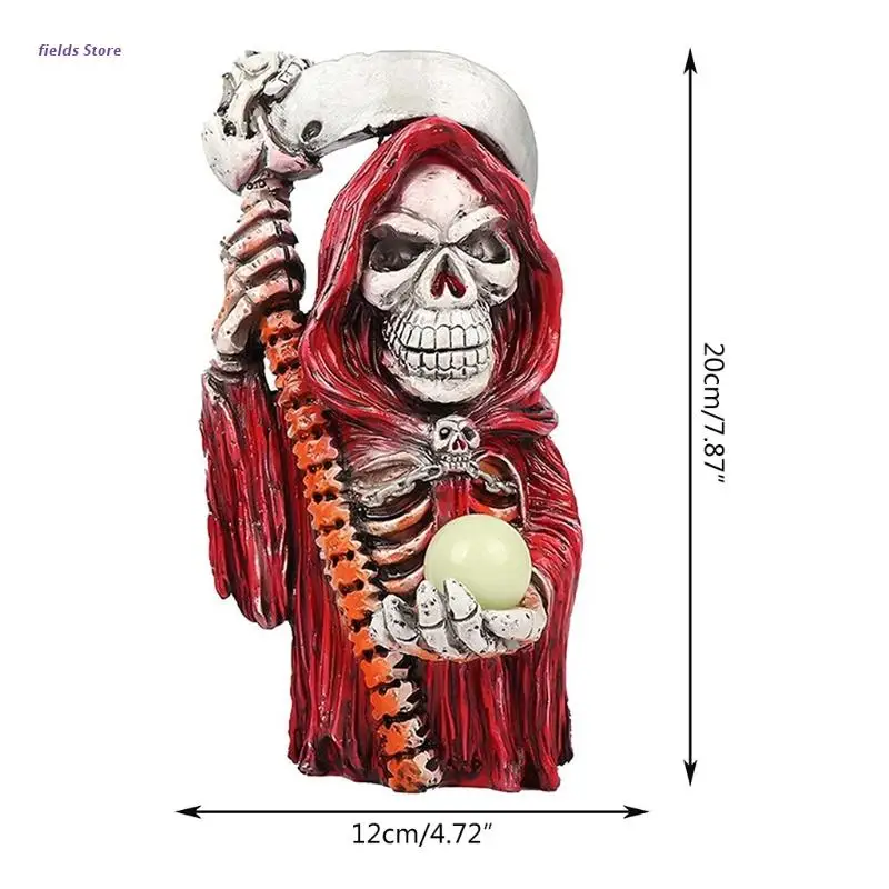 

Trick Gag Decorate Skeleton Horrible Scary Halloween Supplies Resin Sculpture