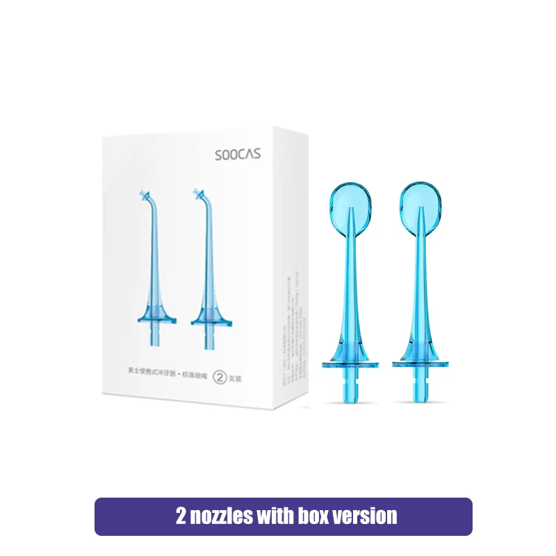 scrap jet and box SOOCAS W3 Xiaomi Mijia оригинальные форсунки ирригатор для полости рта струя воды Flosser насадка портативный Электрический ирригатор для полости рта Замена наконечника - Цвет: scrap jet and box