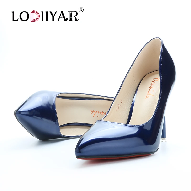 Женские туфли на высоком каблуке с острым носком классические туфли-лодочки