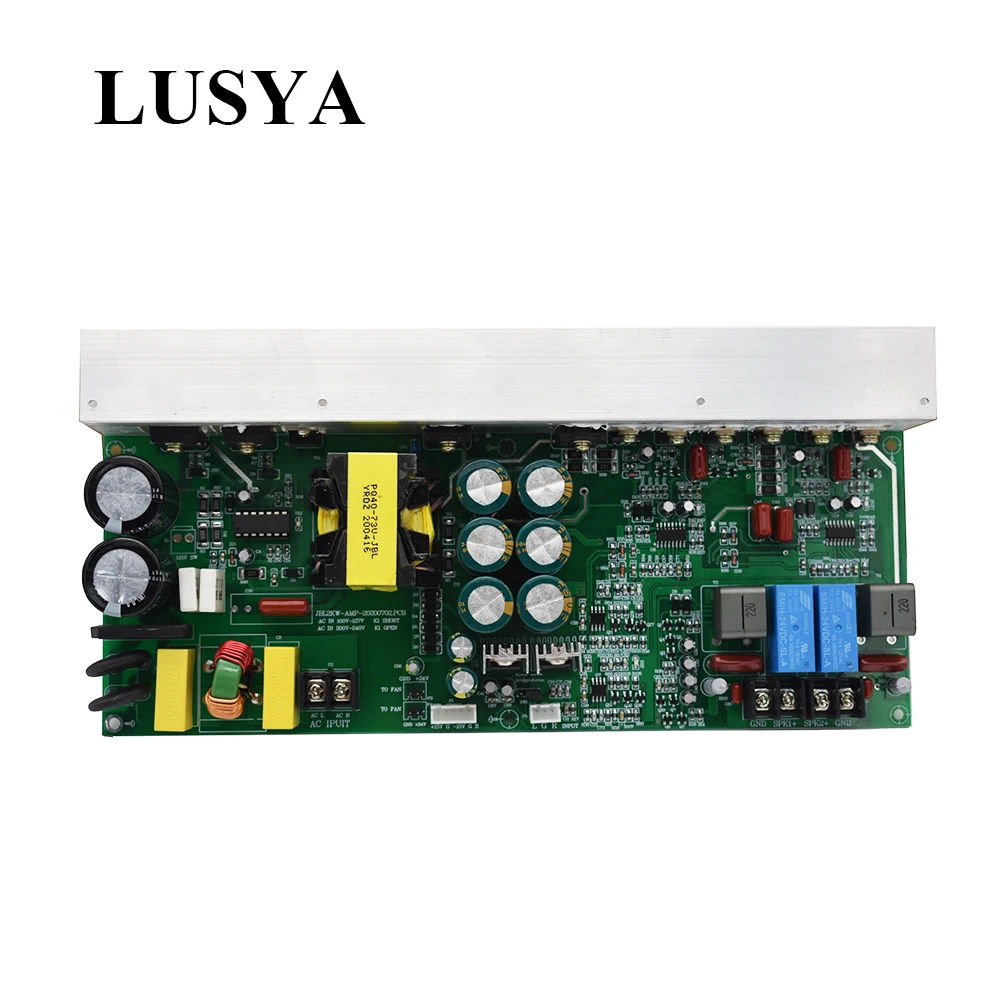 Усилитель мощности Lusya 1000 Вт класса D 500 + цифровой звуковой усилитель с