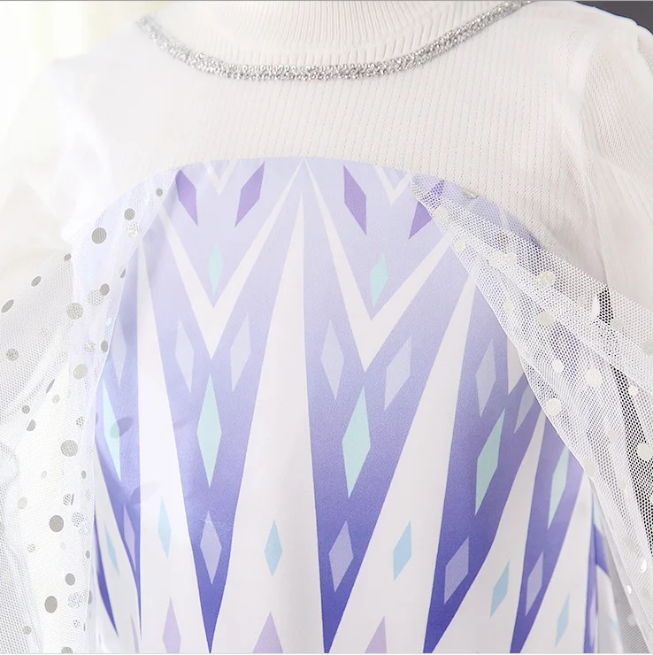 Платье принцессы Эльзы из мультфильма Холодное сердце платье Анны для девочек на