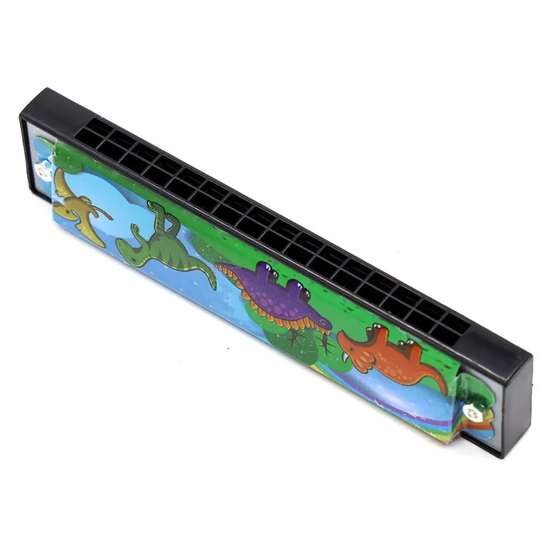 

Children Gift 16 Holes Cute Harmonica Musical instrument Educational Toys Cartoon Pattern Kids Wind Instrument