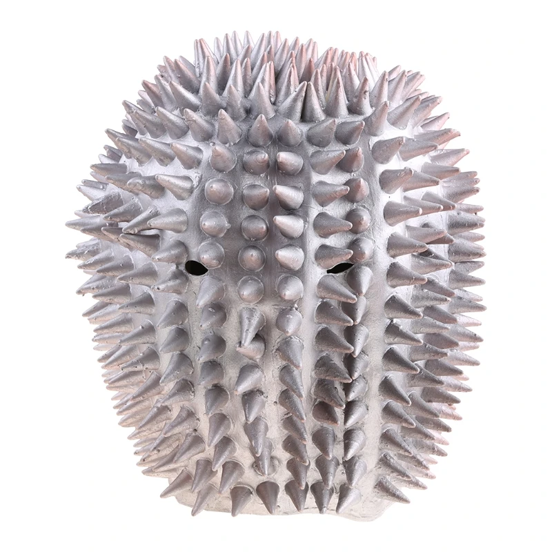 

Halloween Spikes Studded Mask Funny Full Face Cover Jewelry Headgear Carnivals Festival Party Cosplay Costume Accessory