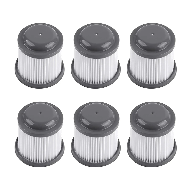 

6 Pack Vacuum Replacement Filters for Black Decker PVF110 Replacement Filter and Parts, Filter Elements Filter