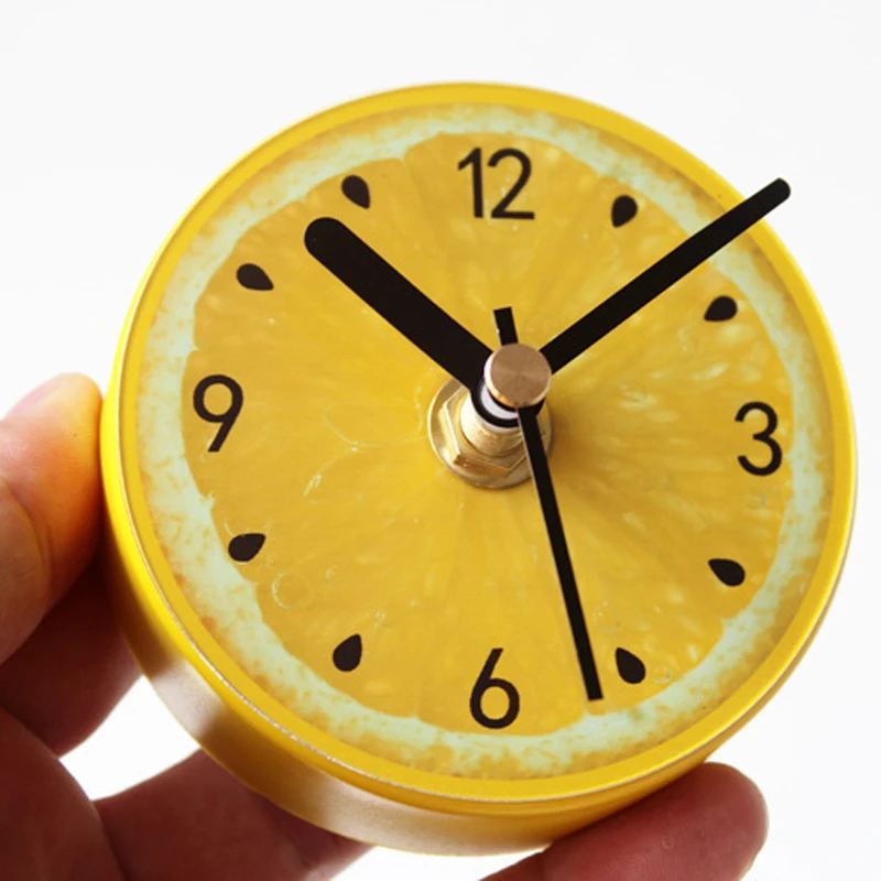 New Fruit Fridge magnet Wall Clock Lime Modern Kitchen Watch Home Decor Art Timepieces Desk bell | Дом и сад