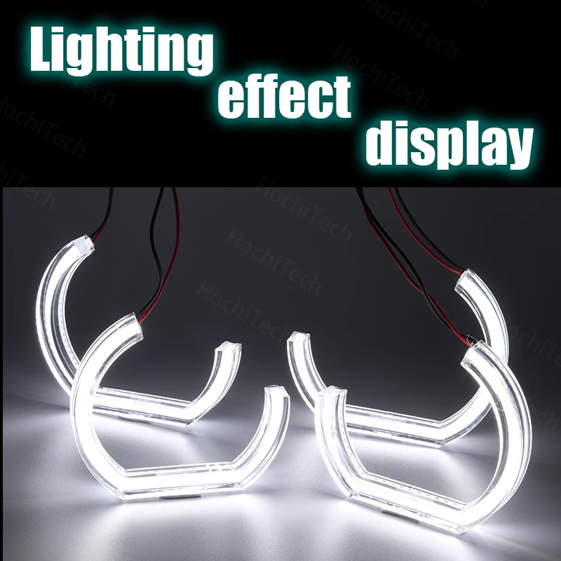 СВЕТОДИОДНЫЙ LED Angel Eye 6000K белое кольцо ореола DRL дневсветильник для BMW X3 F25 2010-2014