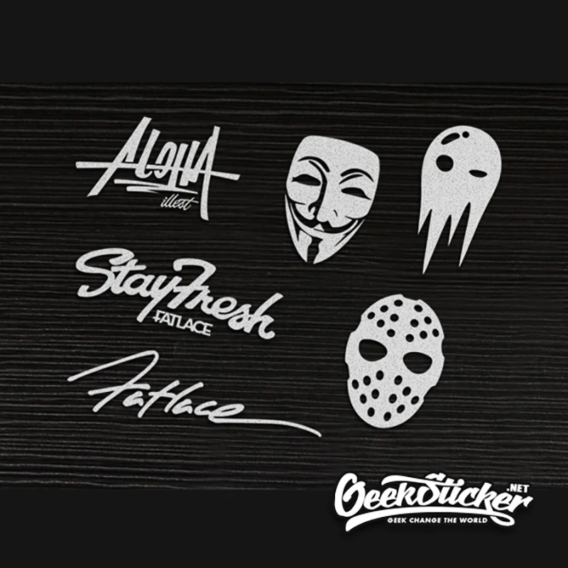 Стайлинг автомобиля Aloha Fatlace JDM hellafпышная Водонепроницаемая Светоотражающая