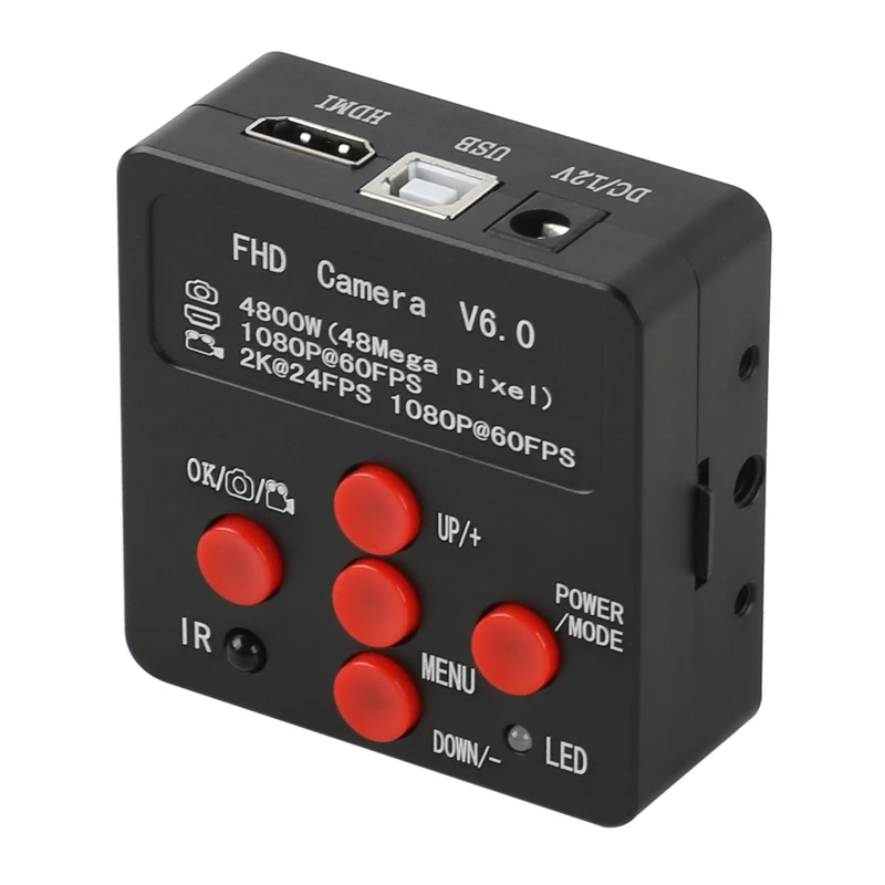 Электронный цифровой микроскоп 2K 48 МП HD 1080P HDMI USB TF промышленная лаборатория