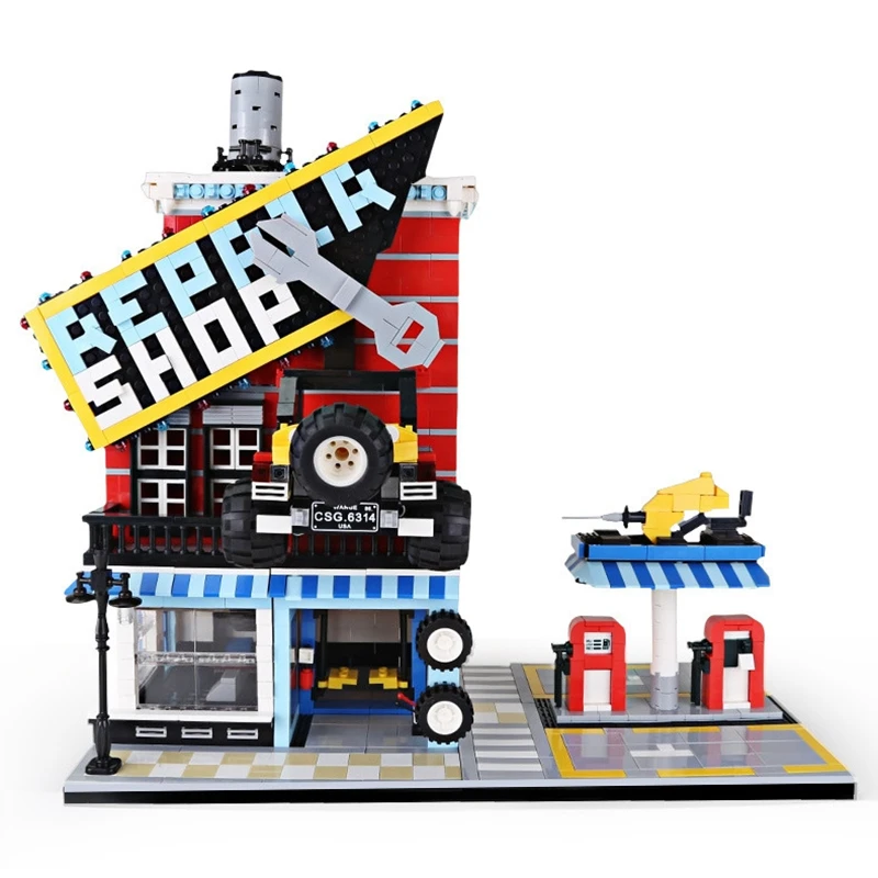 

2120 шт., Модульные строительные блоки Moc, для ремонта автомобилей