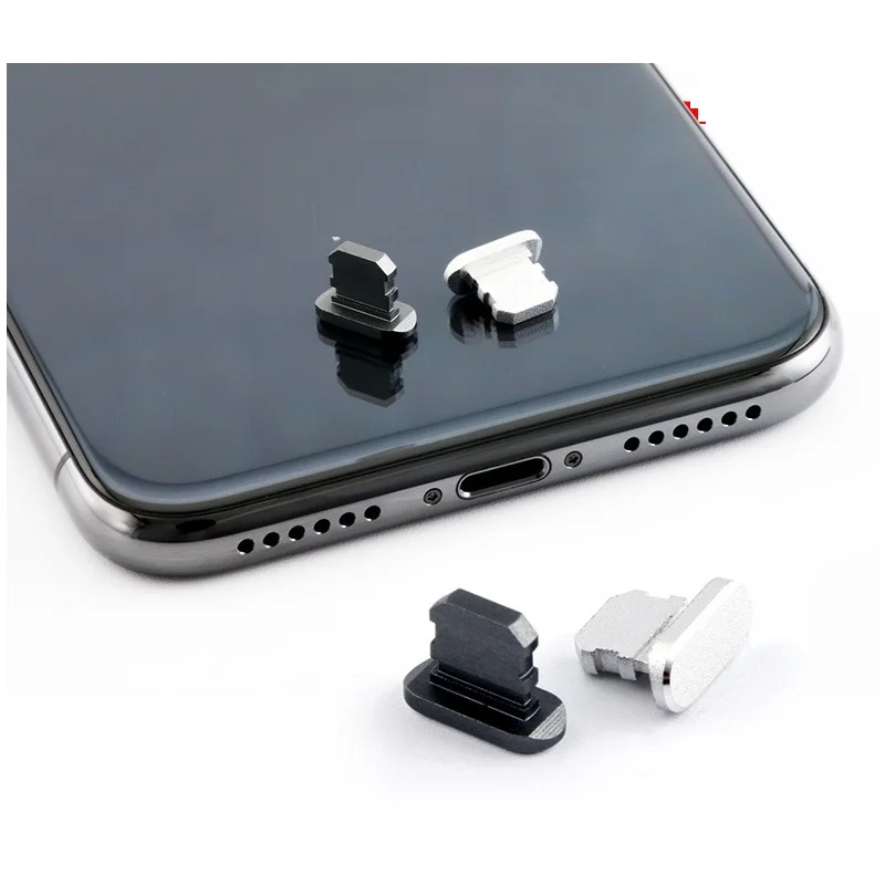 Заглушка для наушников с защитой от пыли, заглушка для Iphone XS Max 78P, Заглушка для зарядного порта, металлическая заглушка для зарядного устройства с защитой от пыли, Заглушка для док-станции-3