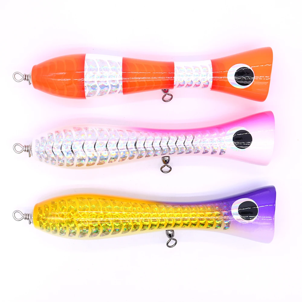 

160 г ручная работа искусственная рыбалка искусственная лодка рыбалка деревянная приманка большая игра GT искусственная приманка