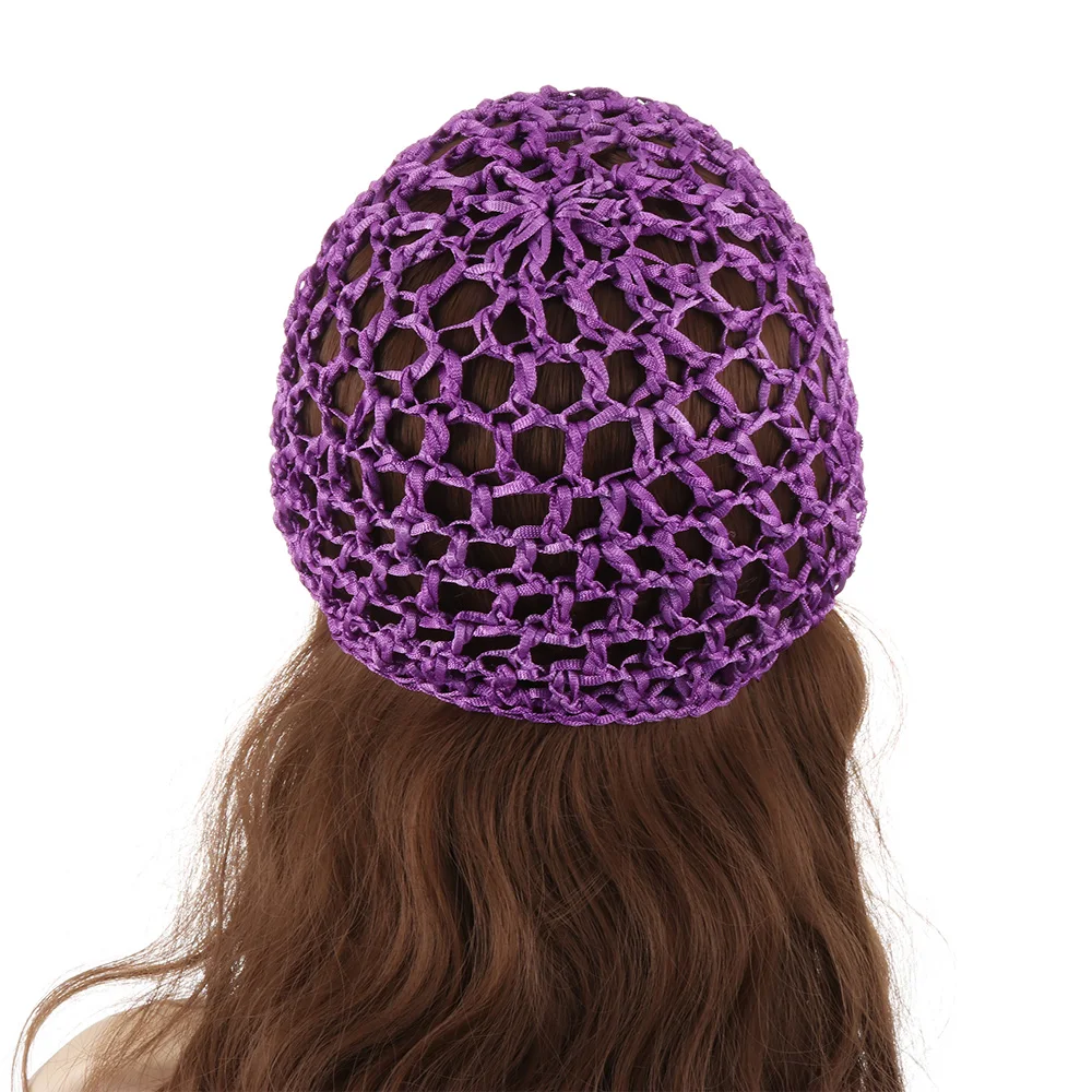 1 шт. Мягкая вязаная сетка для волос вискозная шапка-снуд сетчатая Уход за