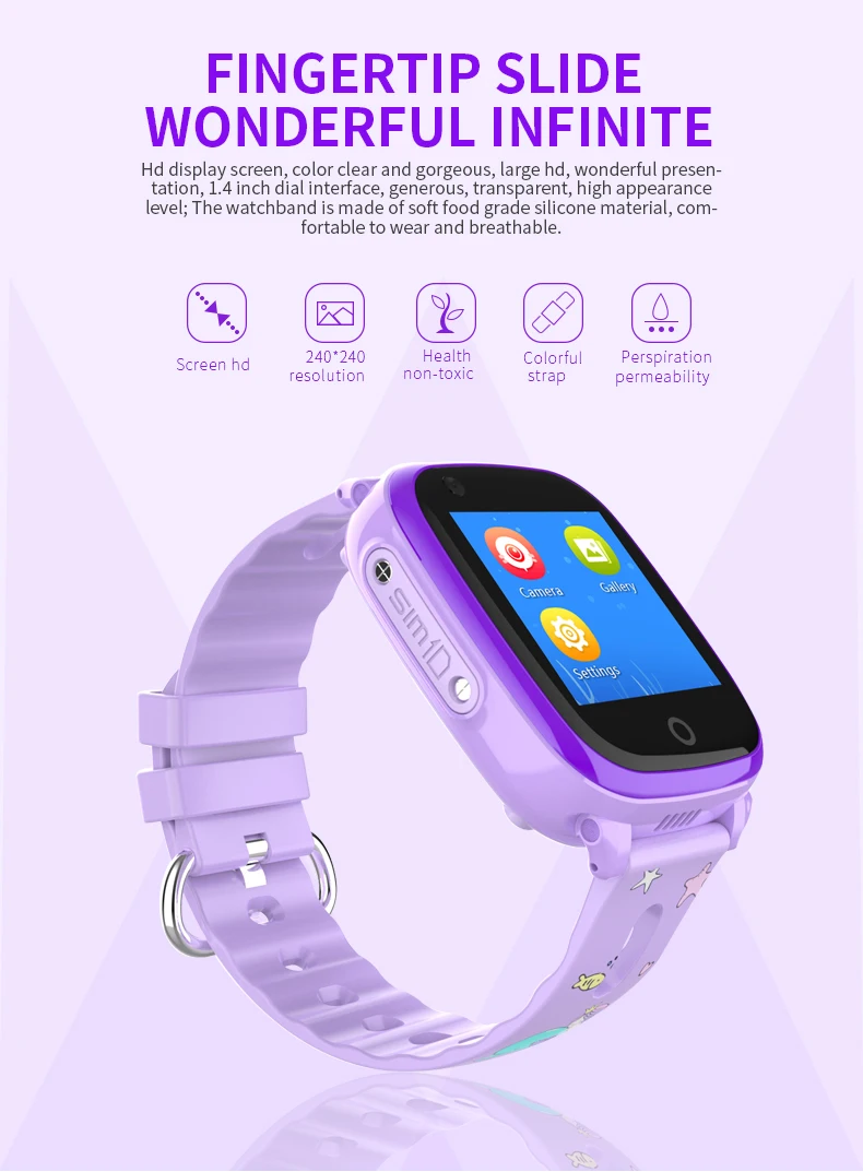 Детские часы-трекер, 4G, умные часы, gps, LBS, Wi-Fi, позиционирование, Bluetooth, IP67, водонепроницаемые, удаленная камера, Детские умные часы, DF33Z