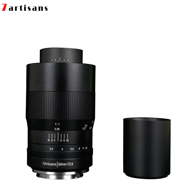 7artisans макро SLR 60 мм f2.8 Full HD Камера объектив рыбий глаз с постоянным фокусным