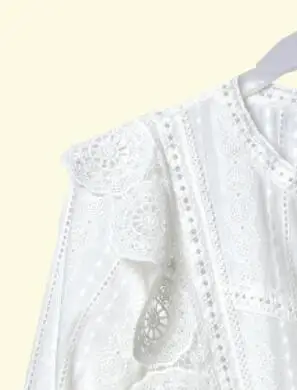 

2020 Spring and Summer New Dress Lace Long-sleeved Dress Women