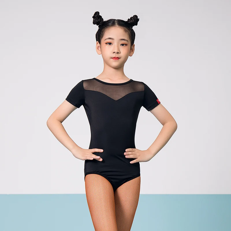 

Girls Latin Dance Shirt Professional Latin Dance Practice Clothes Rumba Dance Performance Shirt Samba Tops Tango Jumpsuit VO1009