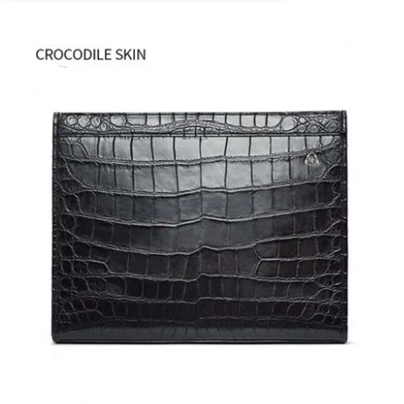 

Мужской клатч из крокодиловой кожи gete, Таиландская сумка из крокодиловой кожи, удобная ручная Сумочка для отдыха
