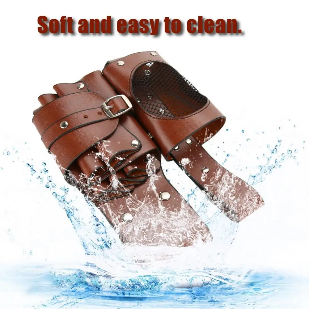 Парикмахерская сумка-Органайзер из искусственной кожи с ножницами | Красота и