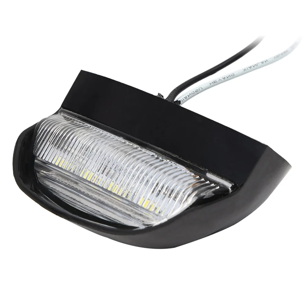 

Number Lamp 10-30V ABS High Brightness License Plate Light Driving Universal 4LEDS 2W Replacement Parts Easy Install Safety