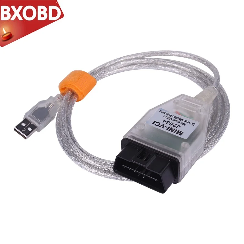 Для Toyota MINI VCI J2534 V14.10.028 FT232RQ для Toyota TIS Techstream OBD2 Mini VCI Lexus Mini-vci диагностический OBD2 сканер