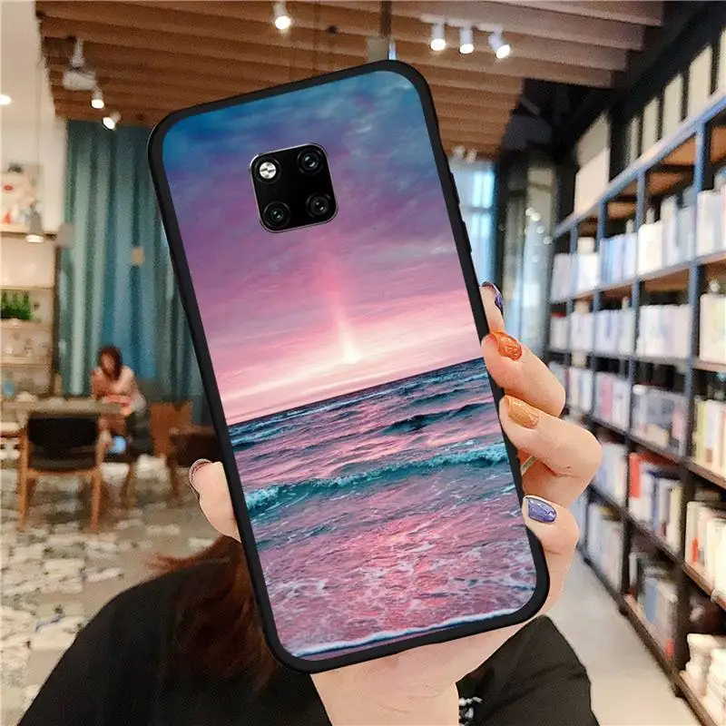 

Beach Summer Sea beautiful Phone Case For Huawei Mate 9 10 20 Pro lite 20x nova 3e P10 plus P20 Pro Honor10 lite