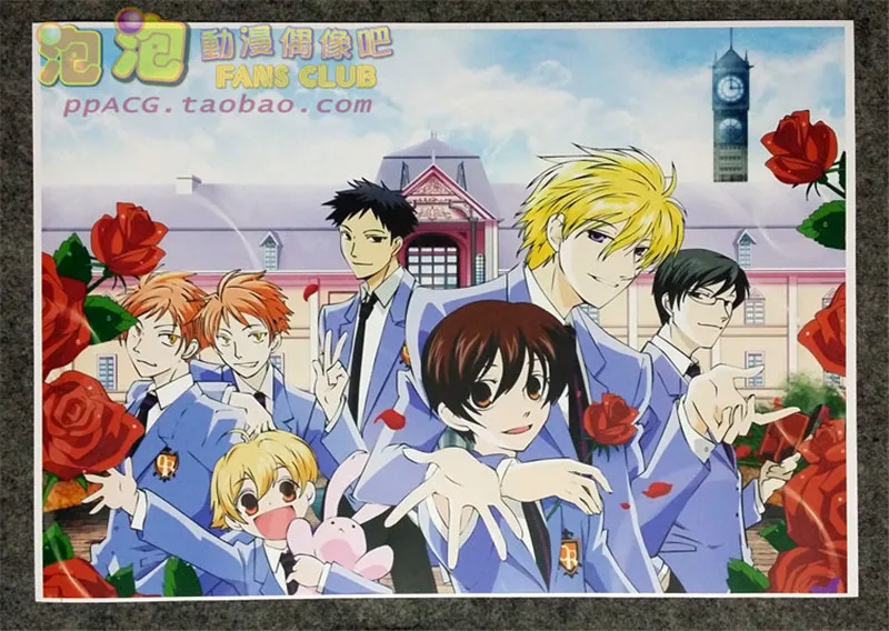 8-Piece Anime Ouran High School Host Club Poster Set - Fujioka Haruhi Wall Decor for Living Room - A3 Film Posters - Perfect Gifts image 6