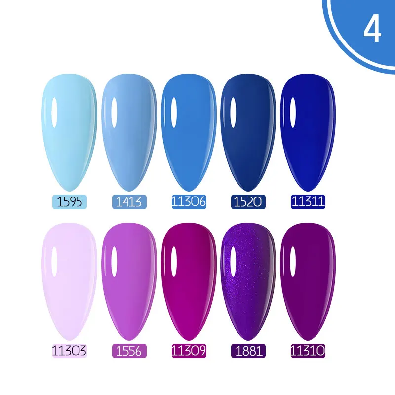 Набор аксессуаров для дизайна ногтей NAILCO 15 мл 4/6/10 шт.|Гель ногтей| |