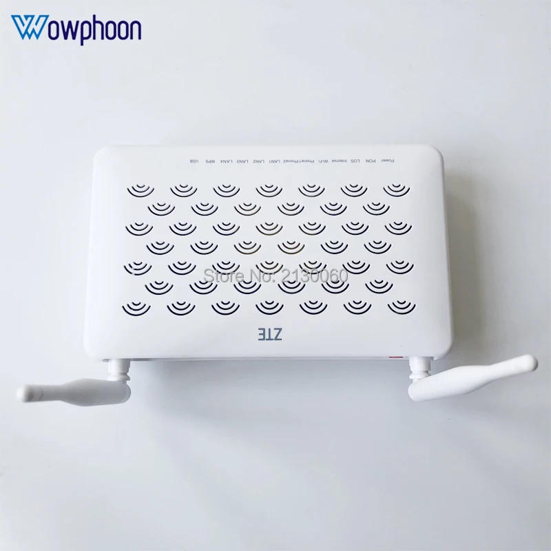 Бесплатная доставка ZTE F660W V5.2 GPON ONU ONT 4FE + 2TEL USB Wifi английская прошивка