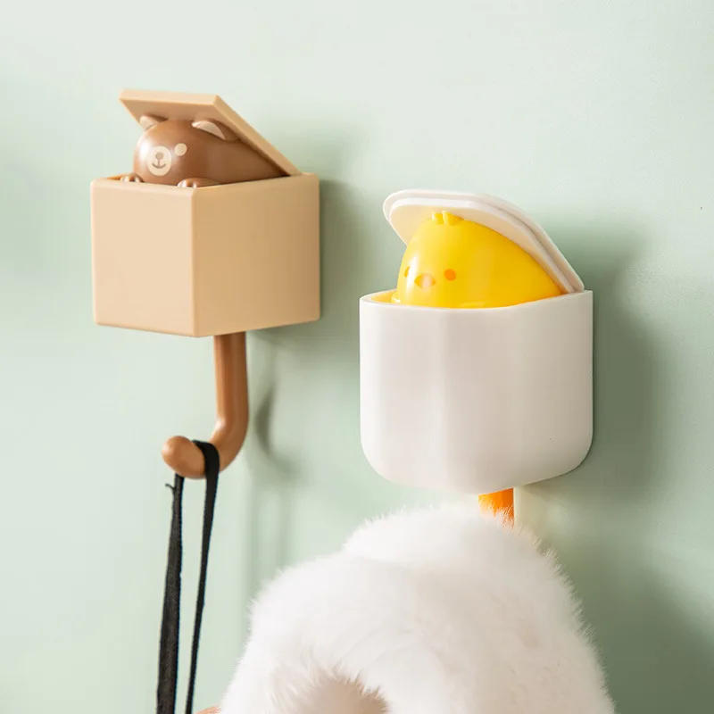 Творческий дом Декор крючок для ключей с анимальным принтом Кот Мышь